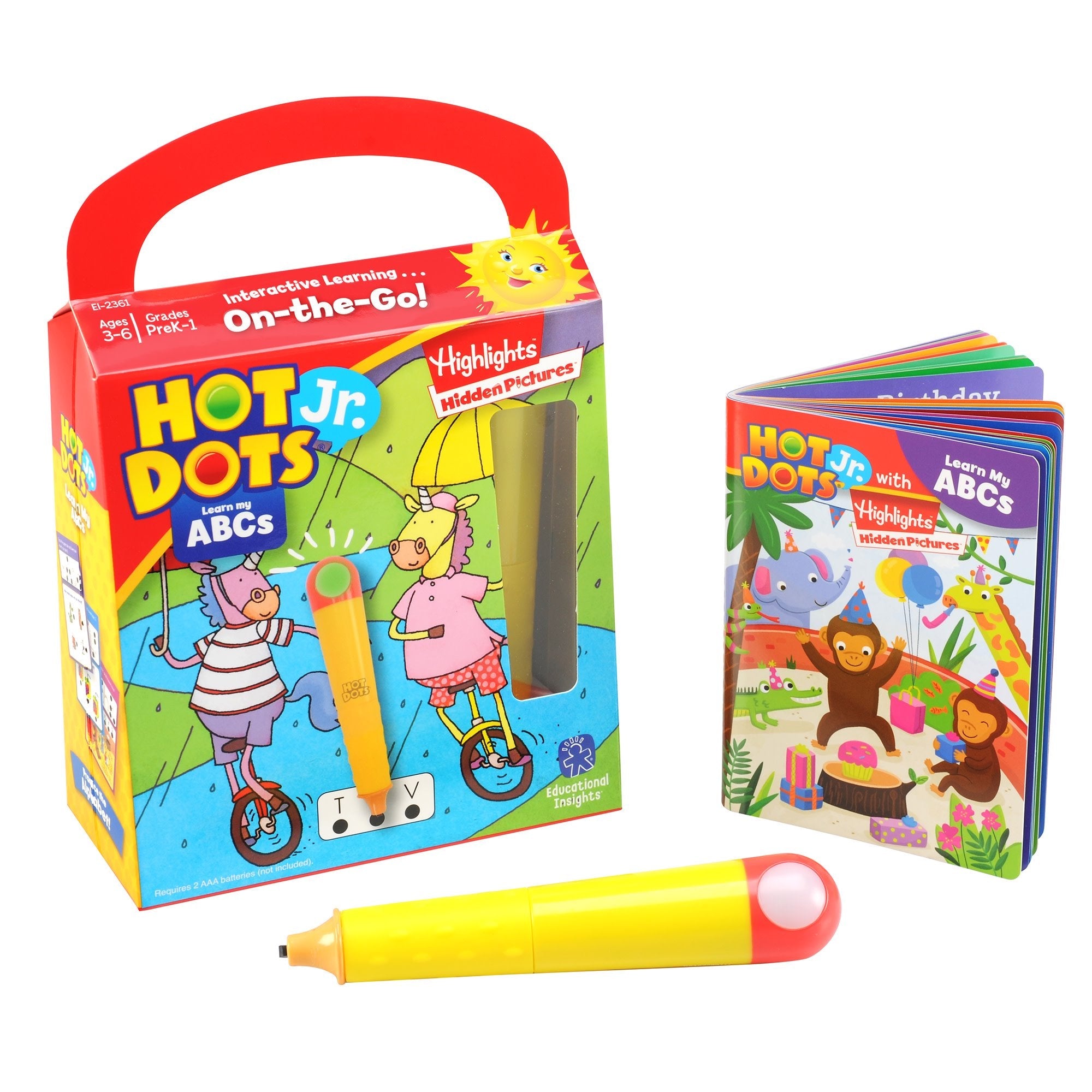 Educational Insights Hot Dots Jr. Highlights Learn My Abc Puzzle - Image 2