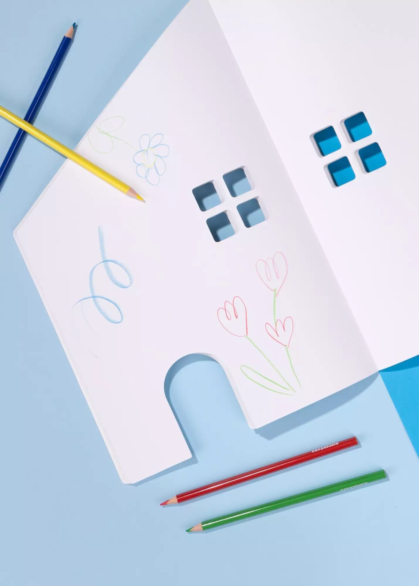 Coco Village House Shaped Kids Sketchbook (40 pages) Toy - Image 3