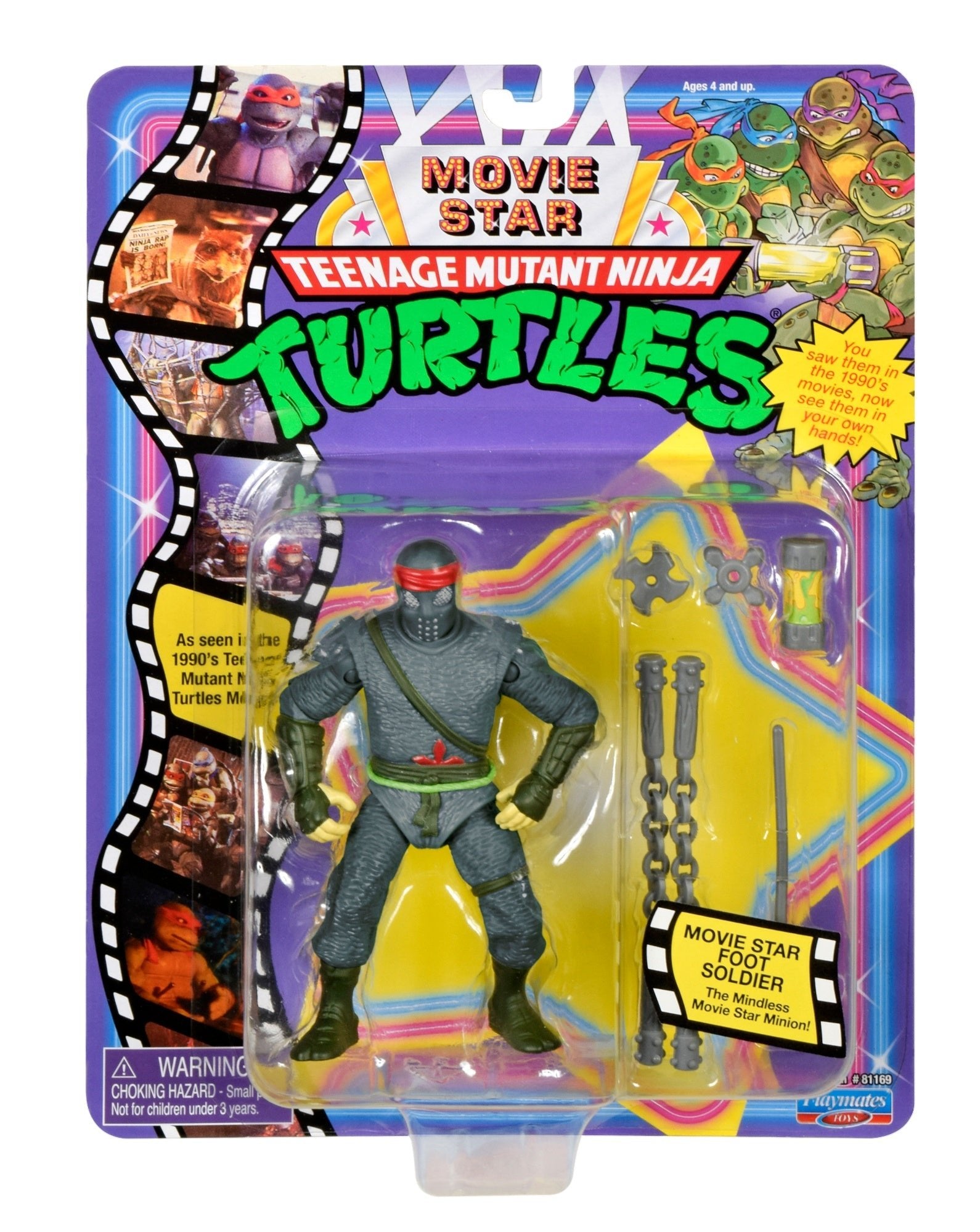 Teenage Mutant Ninja Turtles Classics Star Foot Soldier Toy