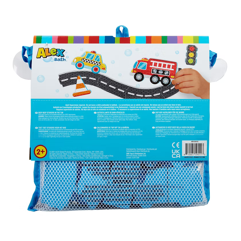 Alex - Bath - Beep Beep Stickers In the Tub Cream - Image 3