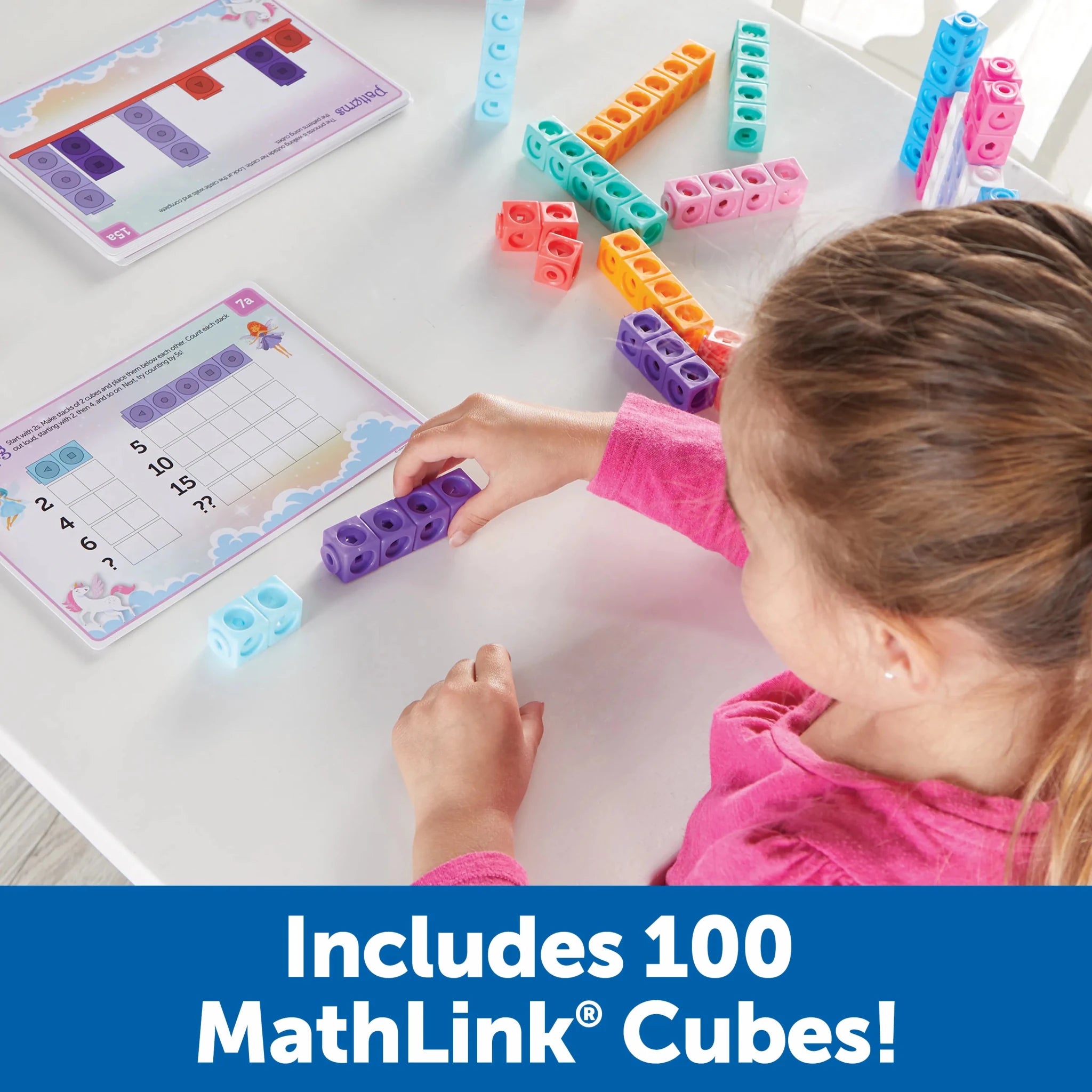 Learning Resources MathLink® Cube Activity Set - Fantasticals Puzzle - Image 4
