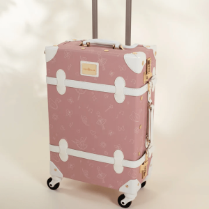 Coco Village Vegan Leather CarryOn Suitcase Ballerina Tray