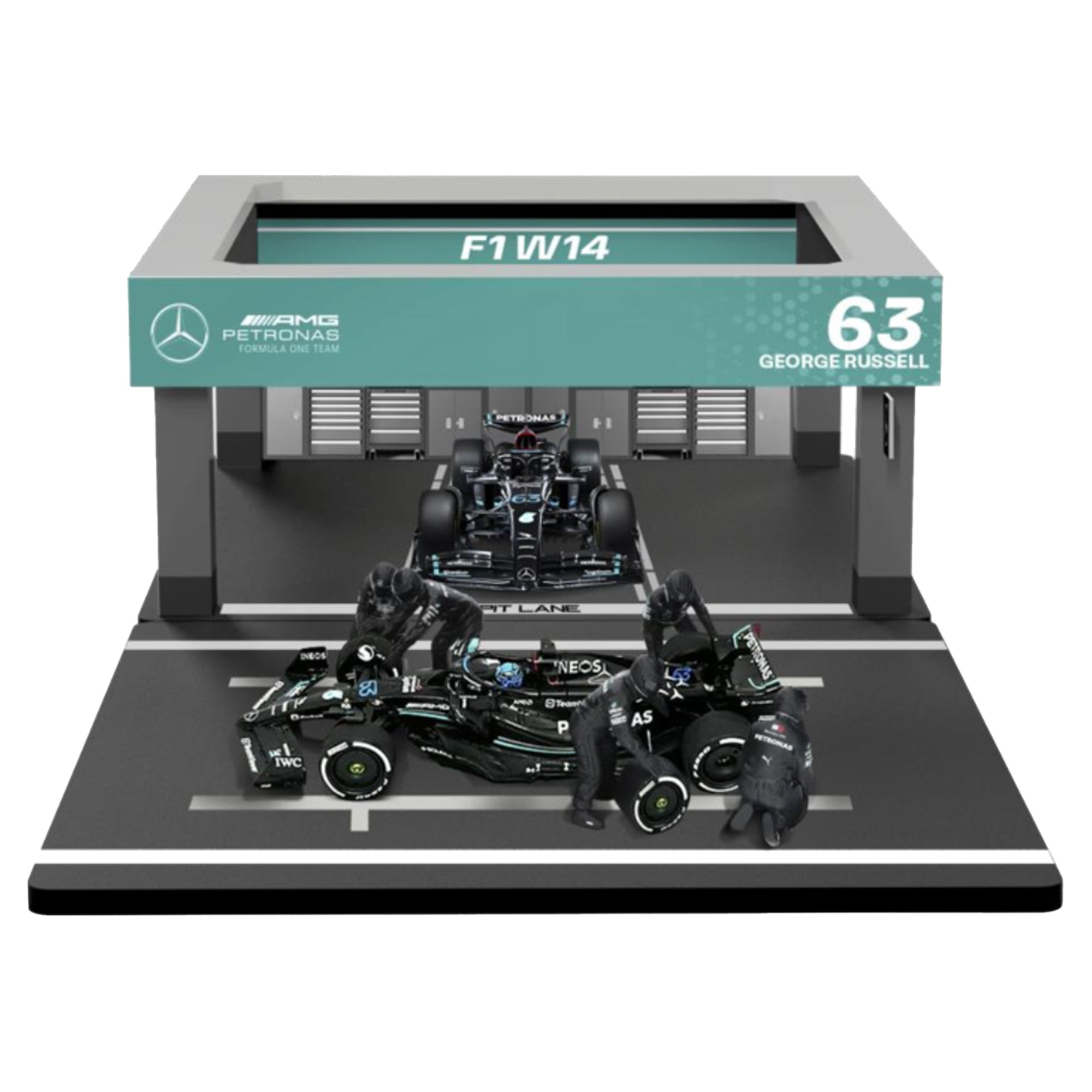 1:43 Formula Pit Pass- MB-AMG Petronas F1 W15 Team Scale - Image 2