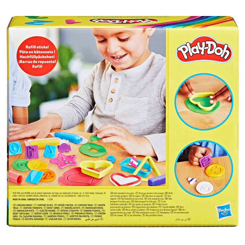 Play-Doh Numbers and Shapes Playset Toy - Image 3