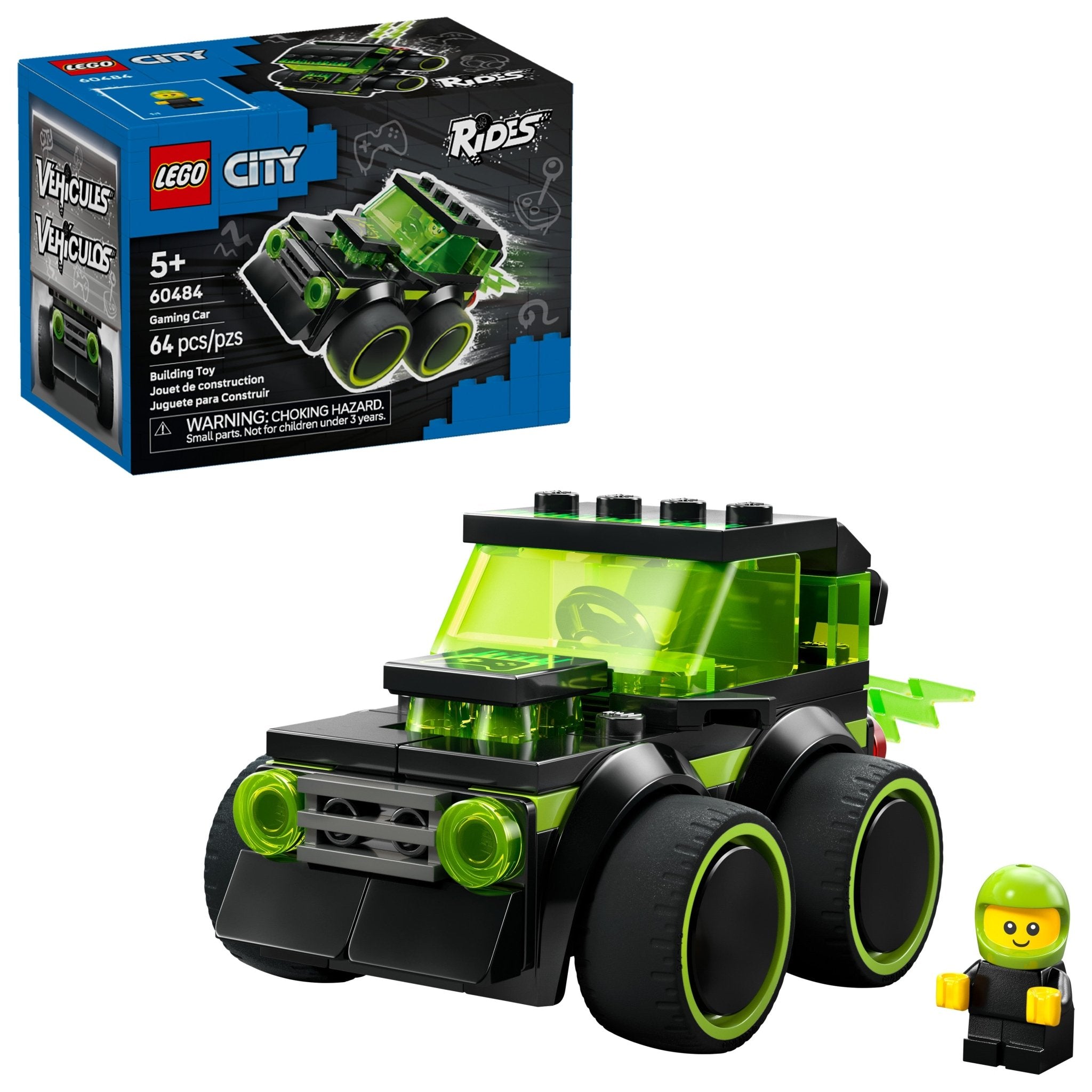 LEGO® City LEGO® Rides – Gaming Race Car 60484 Toy