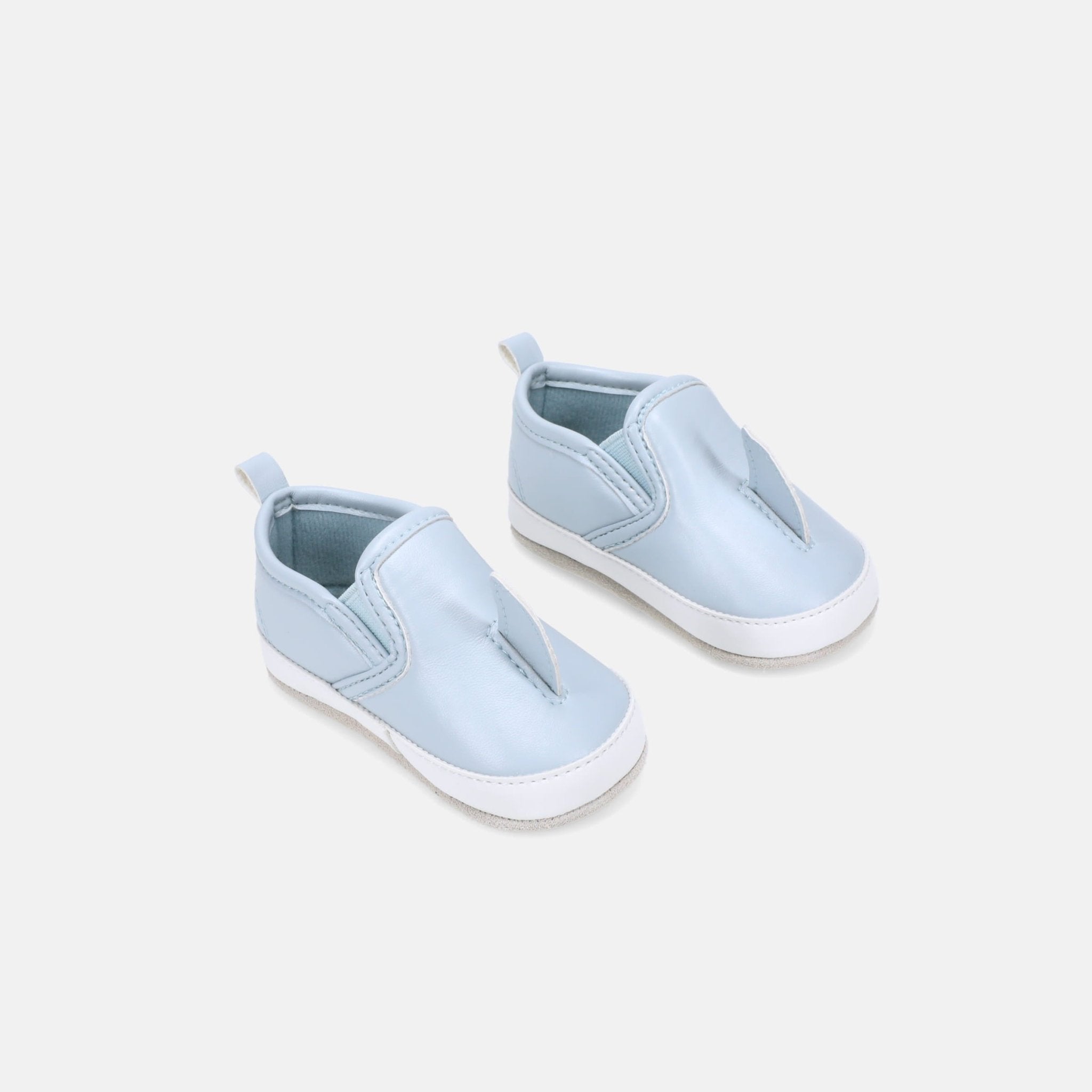 Rise Little Earthling Shark Slide Ons Blue 6-12m - Image 2