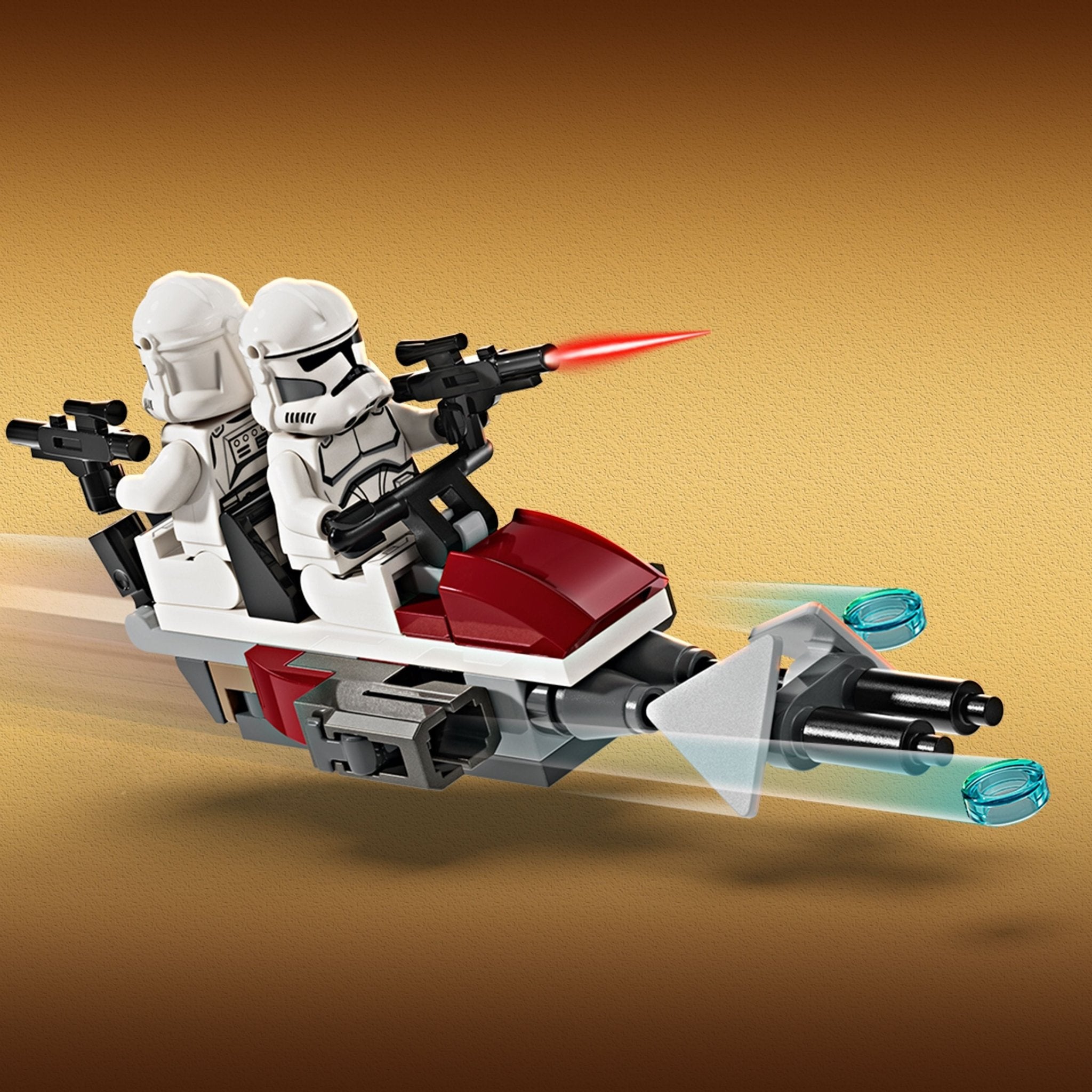 LEGO® Star WarsTM Clone TrooperTM & Battle DroidTM Battle Pack 75372 Bike - Image 14