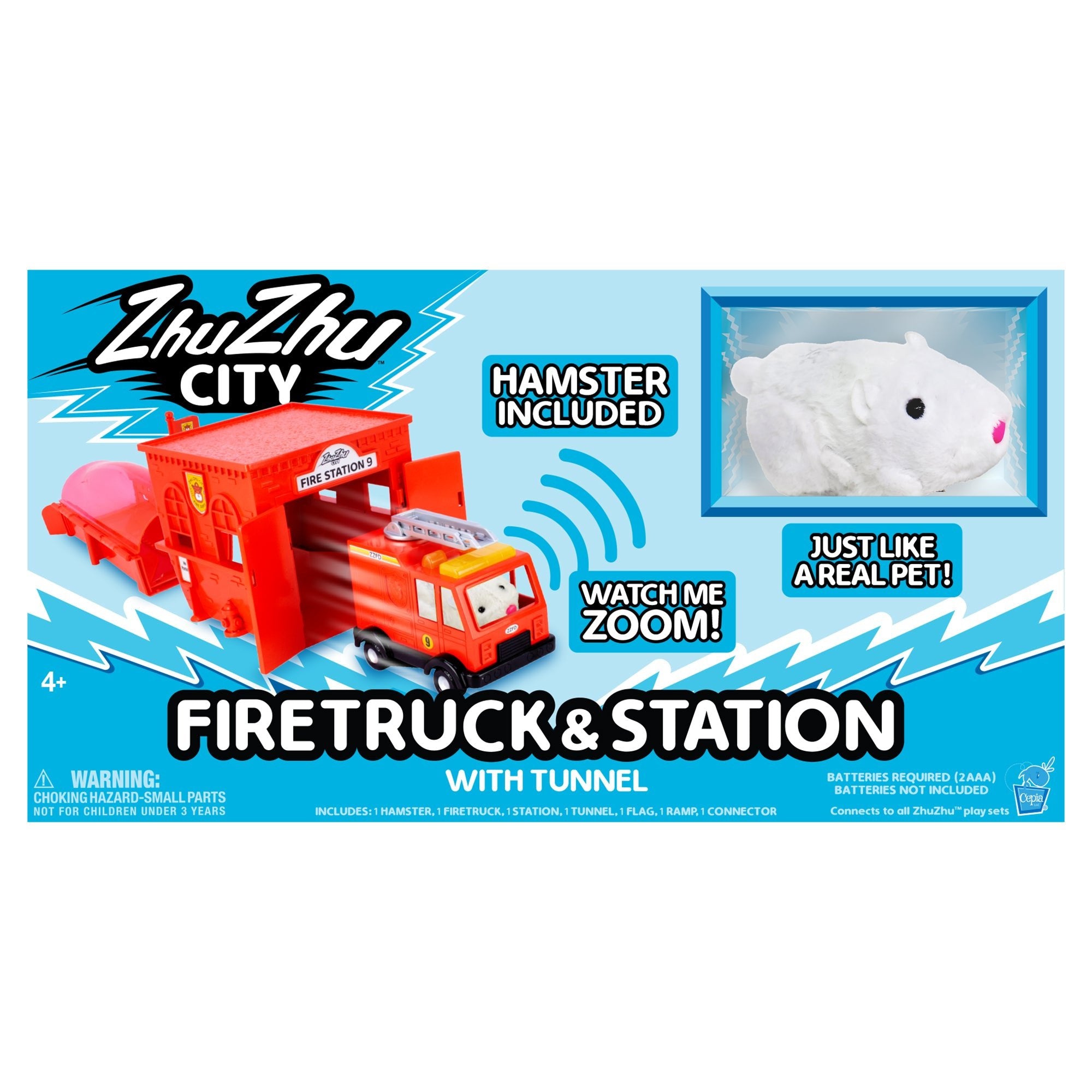 Zhuzhu City Fire Truck with Hamster Toy