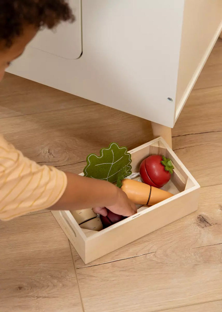 Coco Village Wooden Vegetables playset Basket - Image 4