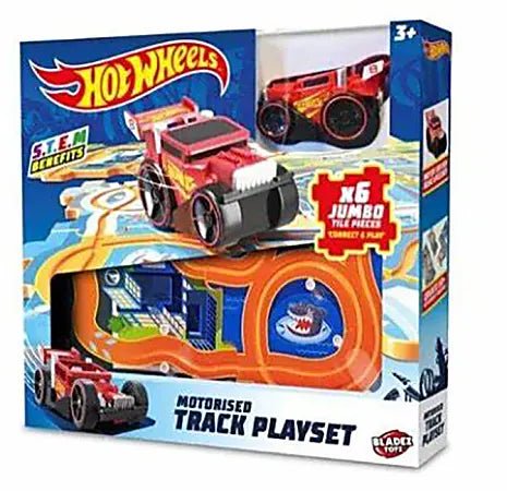 Hot Wheels - Motorised Track Playset (6Pcs) Toy