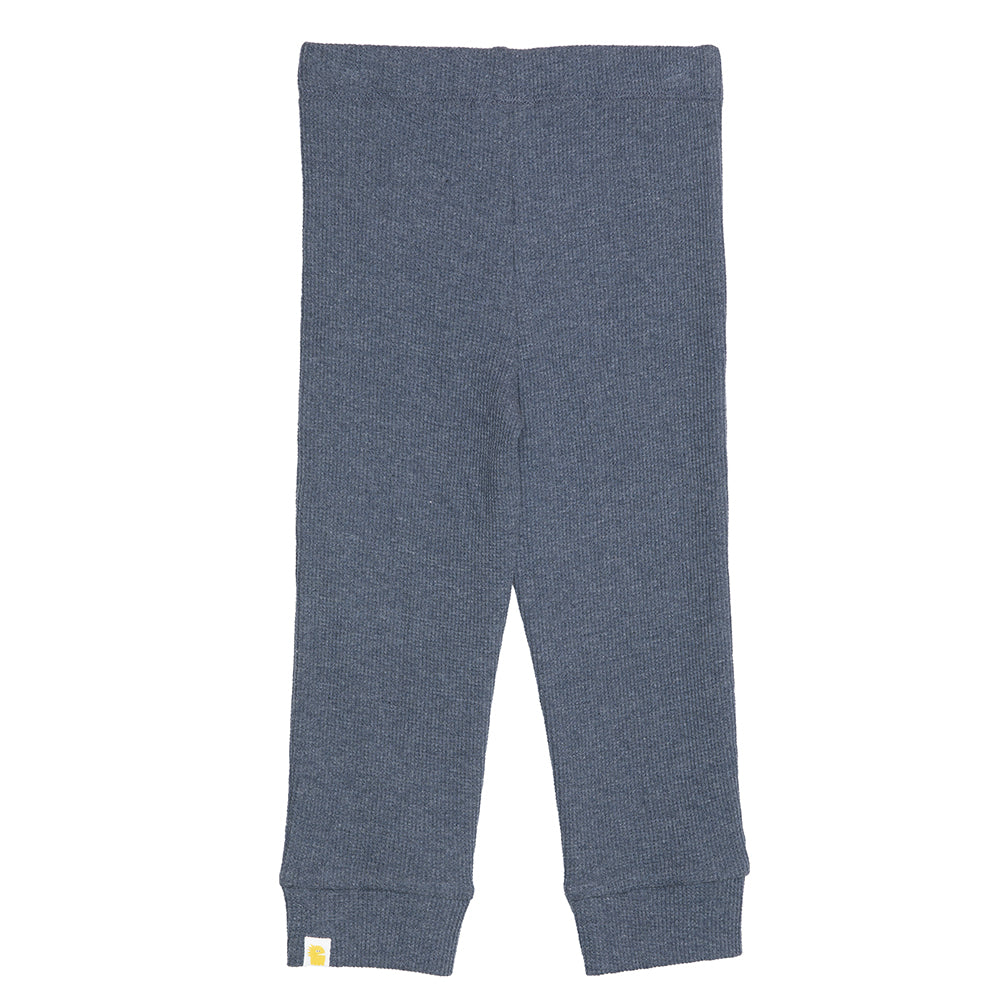Rise Little Earthling Waffle Legging - Charcoal / 3-4y - Image 2