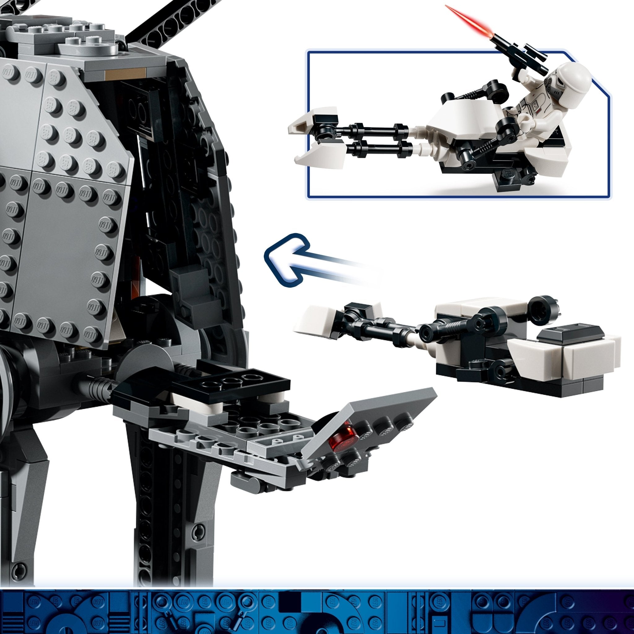 LEGO® Star Wars Imperial Remnant AT-AT with INT-4 75454 Toy