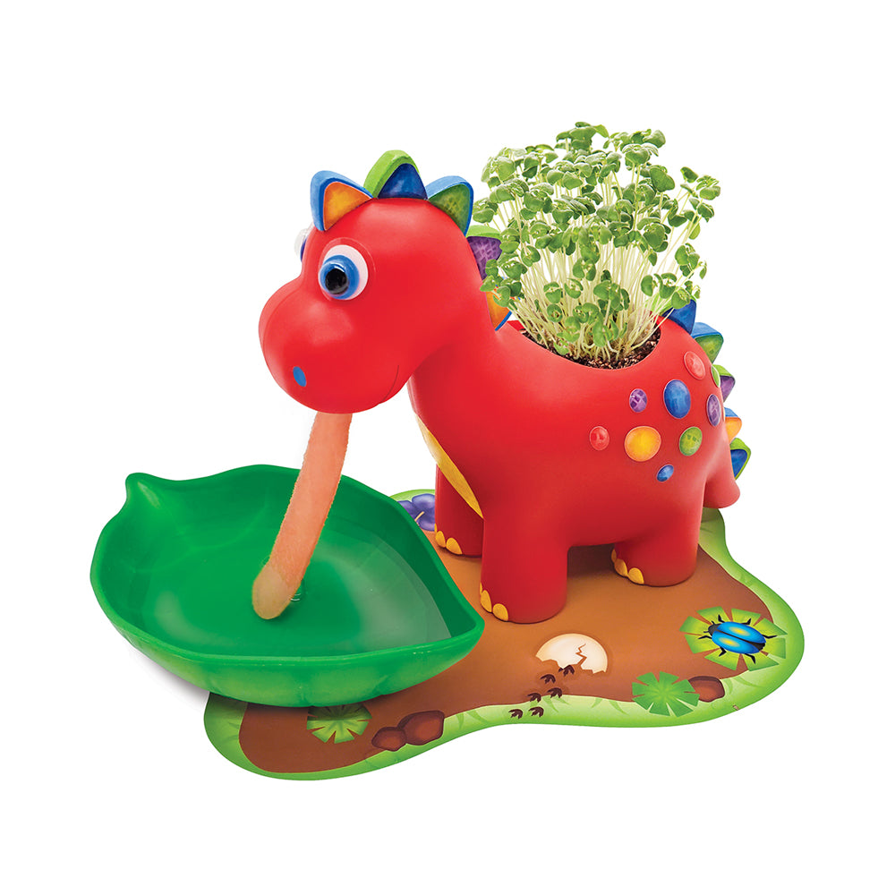 Creativity for Kids Self-Watering Plant Pet Dinosaur Dish - Image 5
