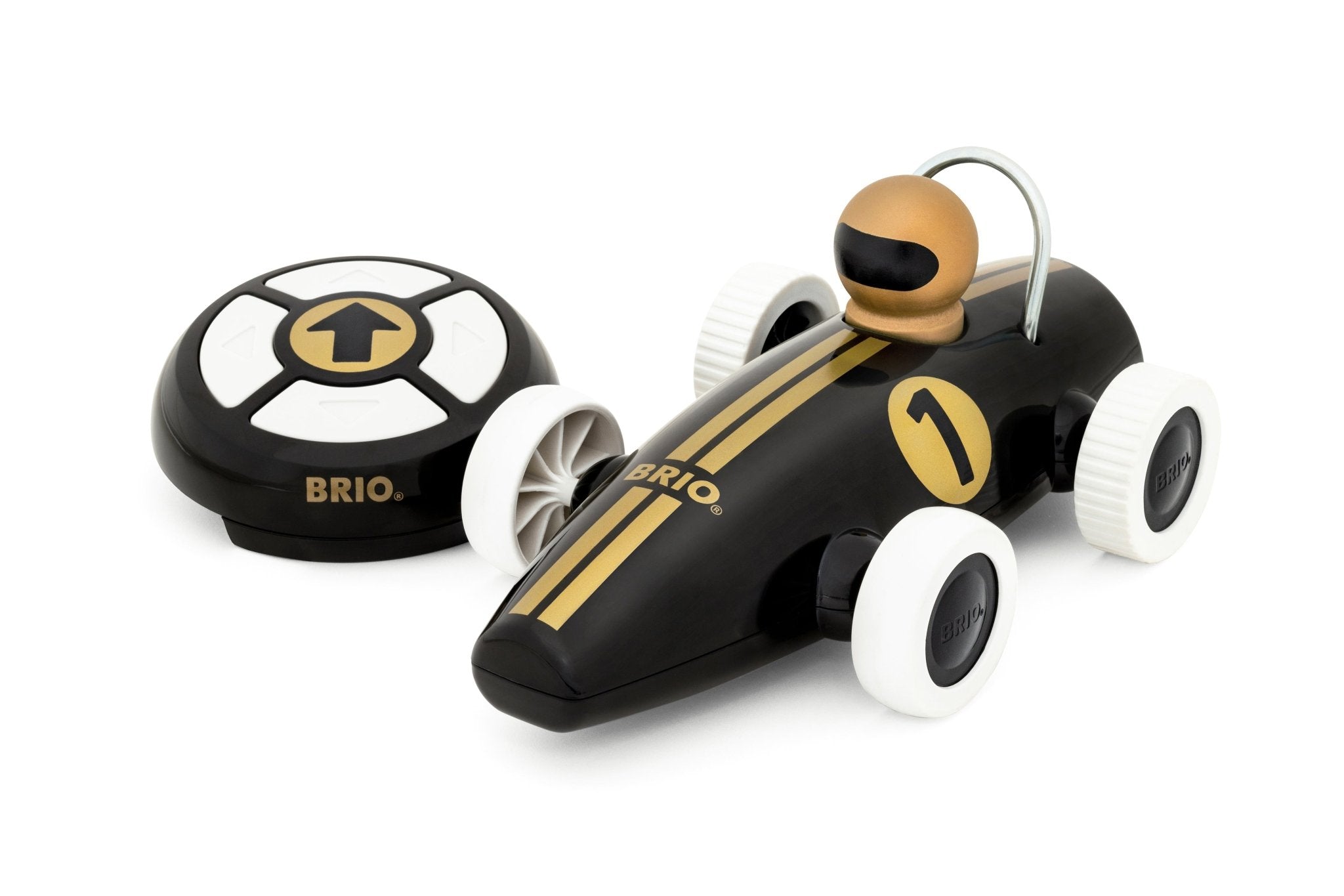 Brio R/C Race Car Black/Gold Toy - Image 2