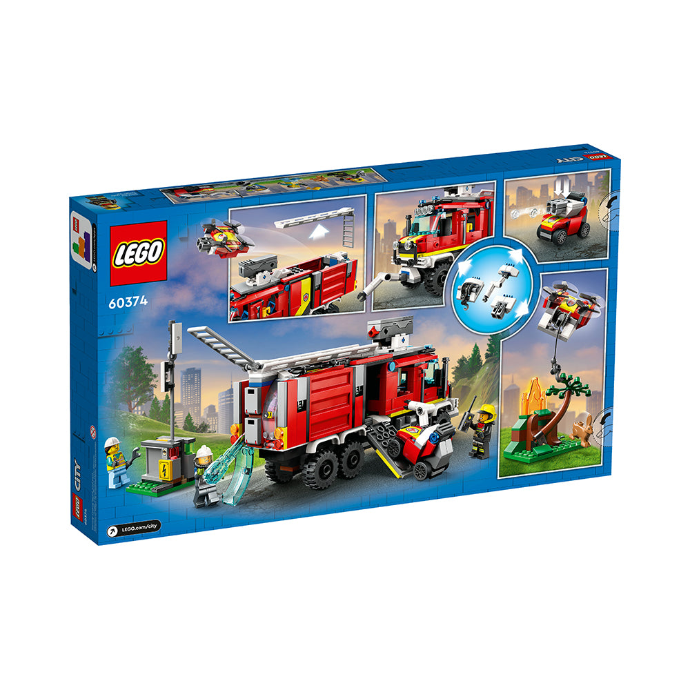 LEGO® City Fire Command Truck Toy - Image 9