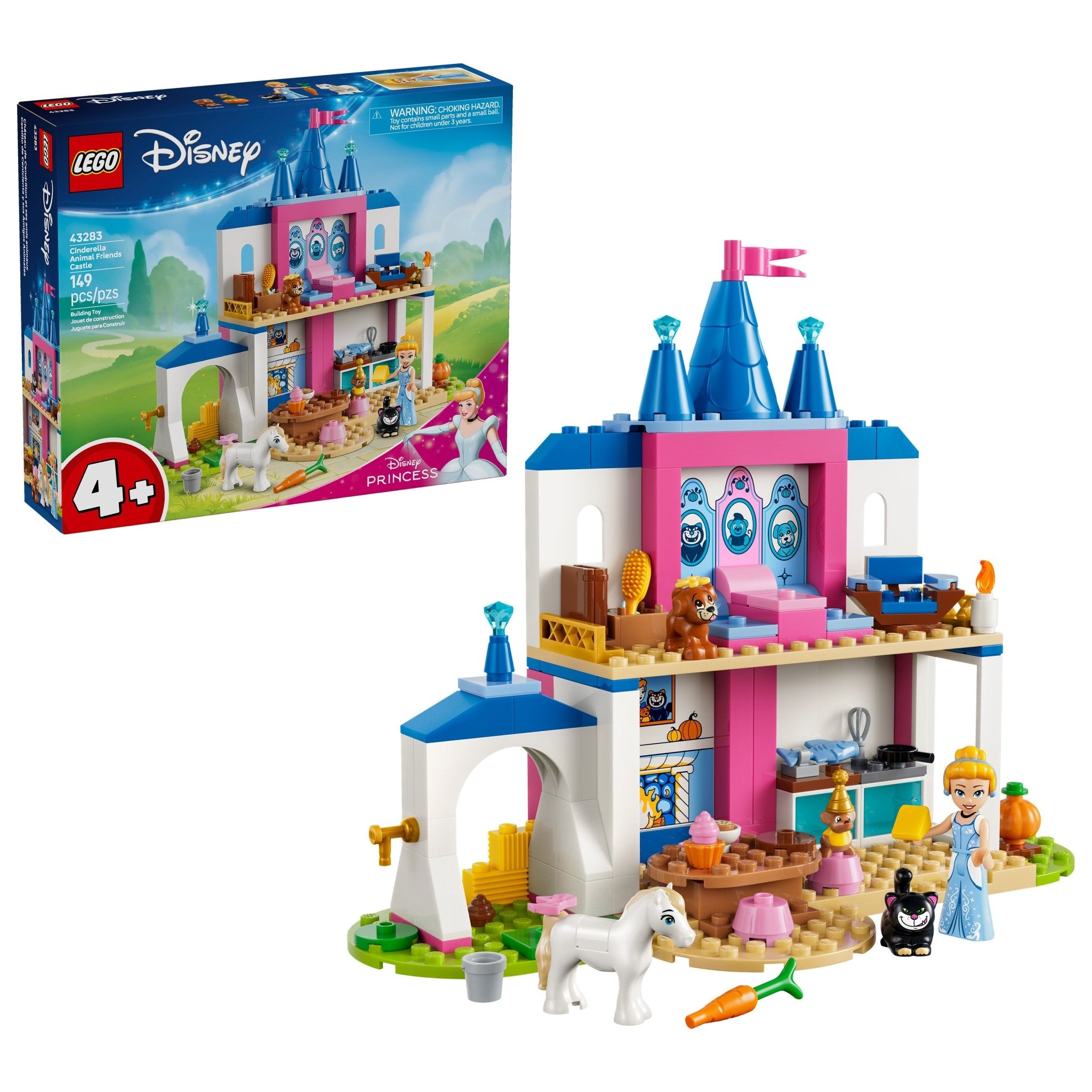 LEGO® Disney Princess Cinderella Animal Friends Castle 43283 Toy