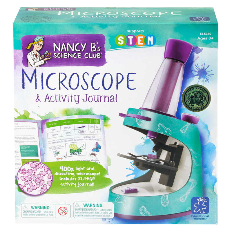 Educational Insights Nancy B's Science Club® Microscope & Activity Journal Scale