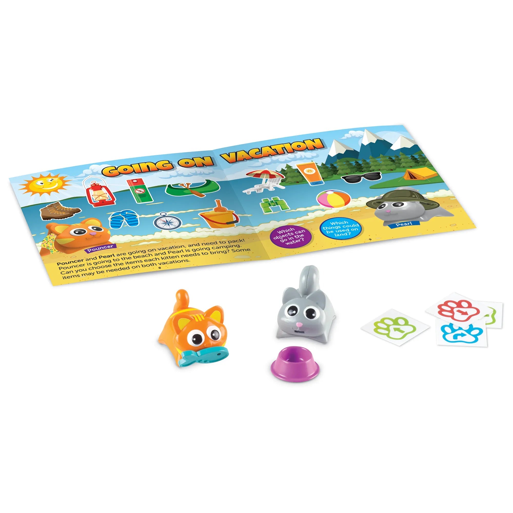 Learning Resources Coding Critters® Pair-a-Pets: Adventures with Pouncer & Pearl Bowl - Image 3