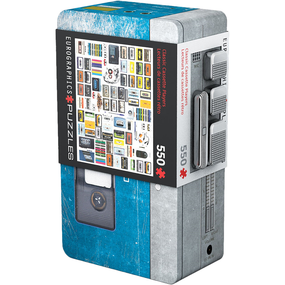 Eurographics Classic Cassette Player Tin 550Puzzle Puzzle