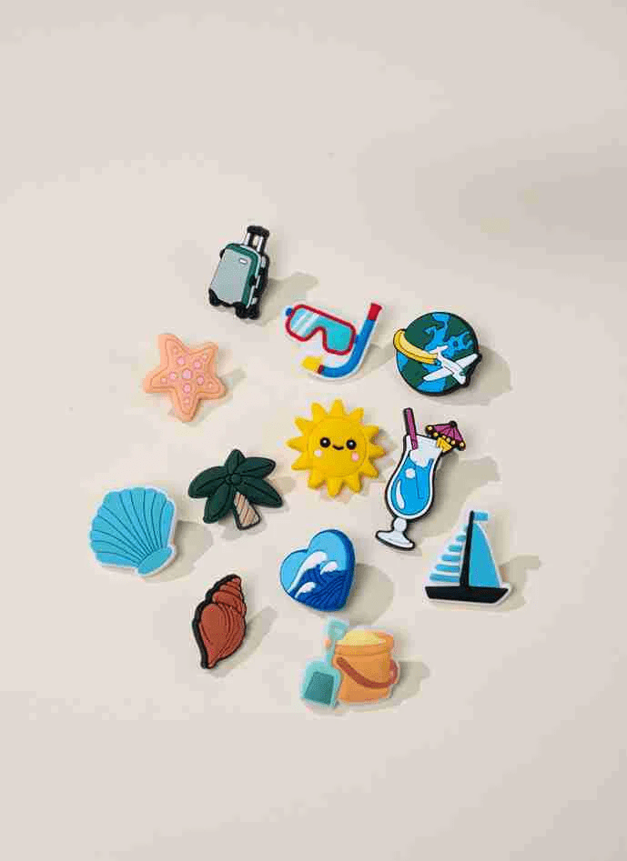 Coco Village Set of 12 Holiday Charms Pin Bag - Image 7