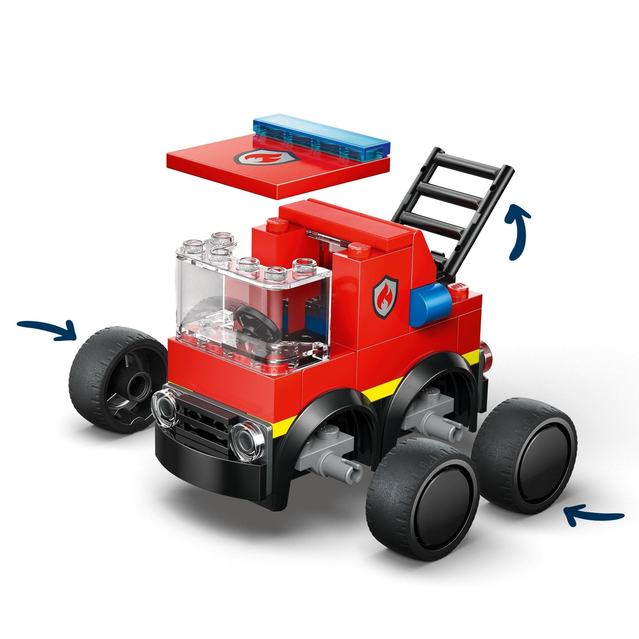 LEGO® City LEGO® Rides – Fire Truck 60482 Toy - Image 2