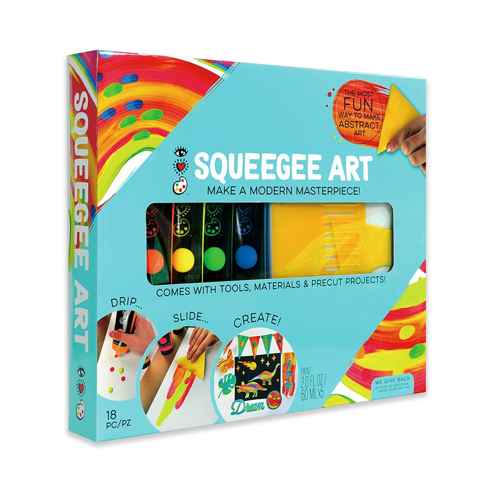 Bright Stripes iHeartArt Squeegee Art Mask - Image 2