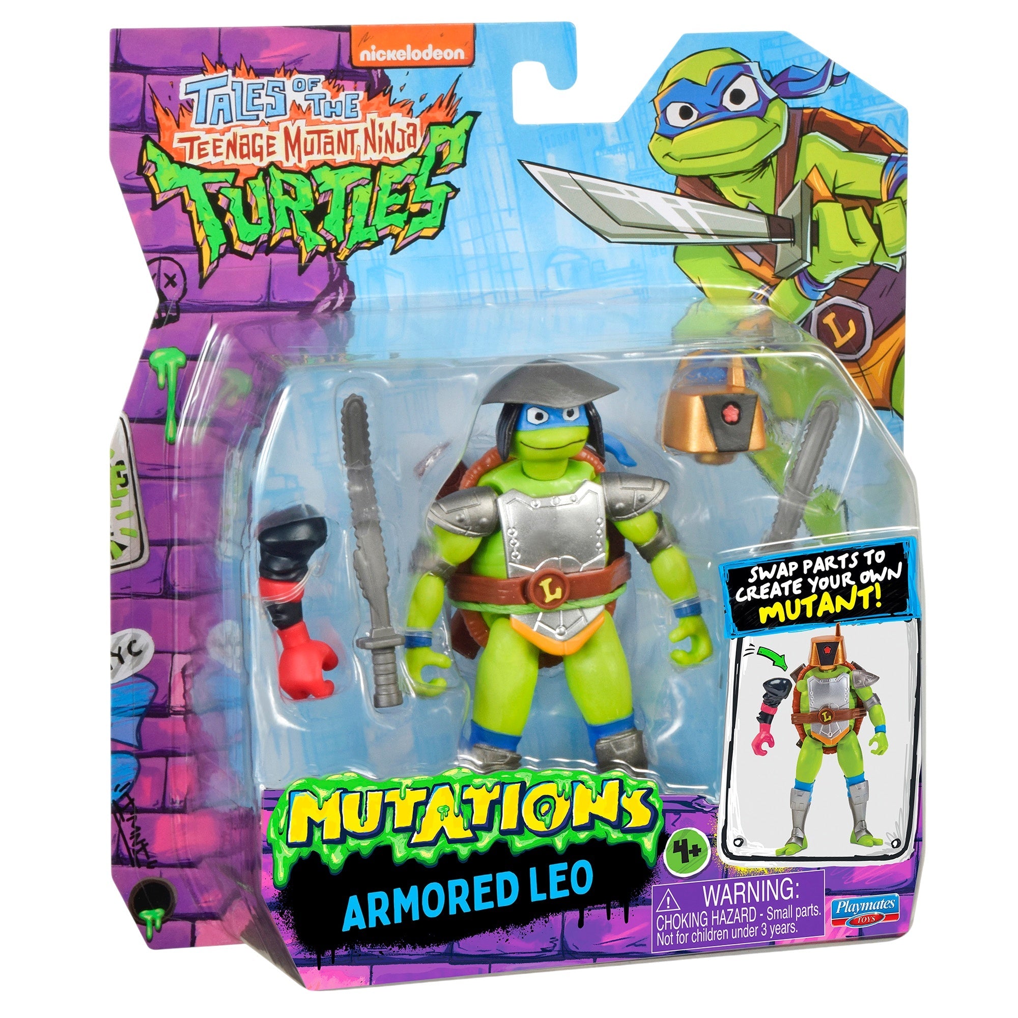 Teenage Mutant Ninja Turtles Mix & Match Armored Leo Fig (Eng) Toy