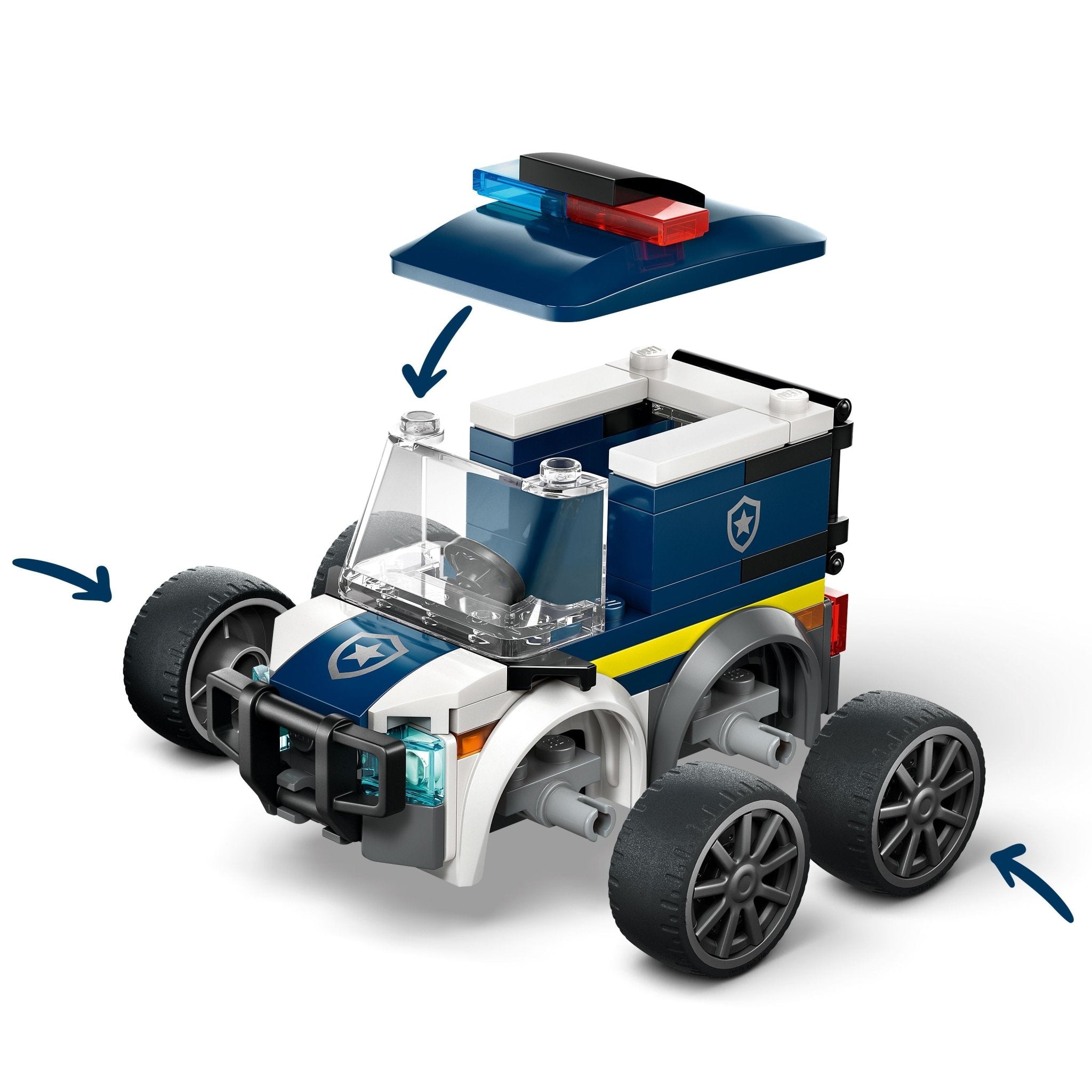 LEGO® City LEGO® Rides – Police Truck 60481 Toy - Image 2