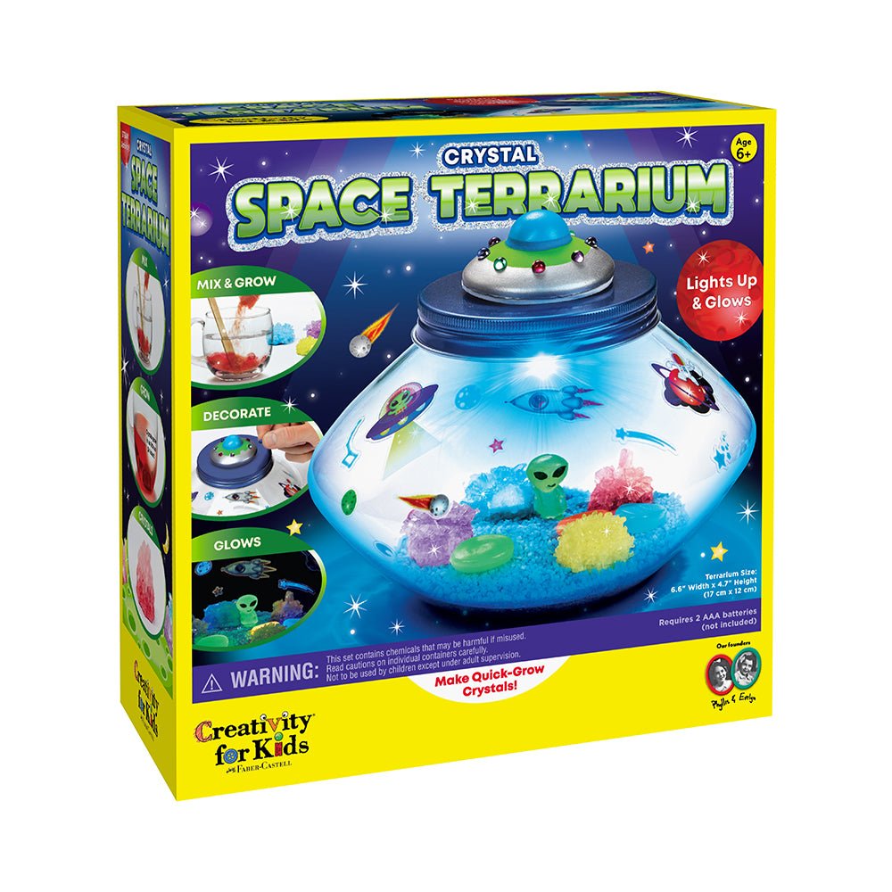Creativity for Kids Crystal Space Terrarium Jar