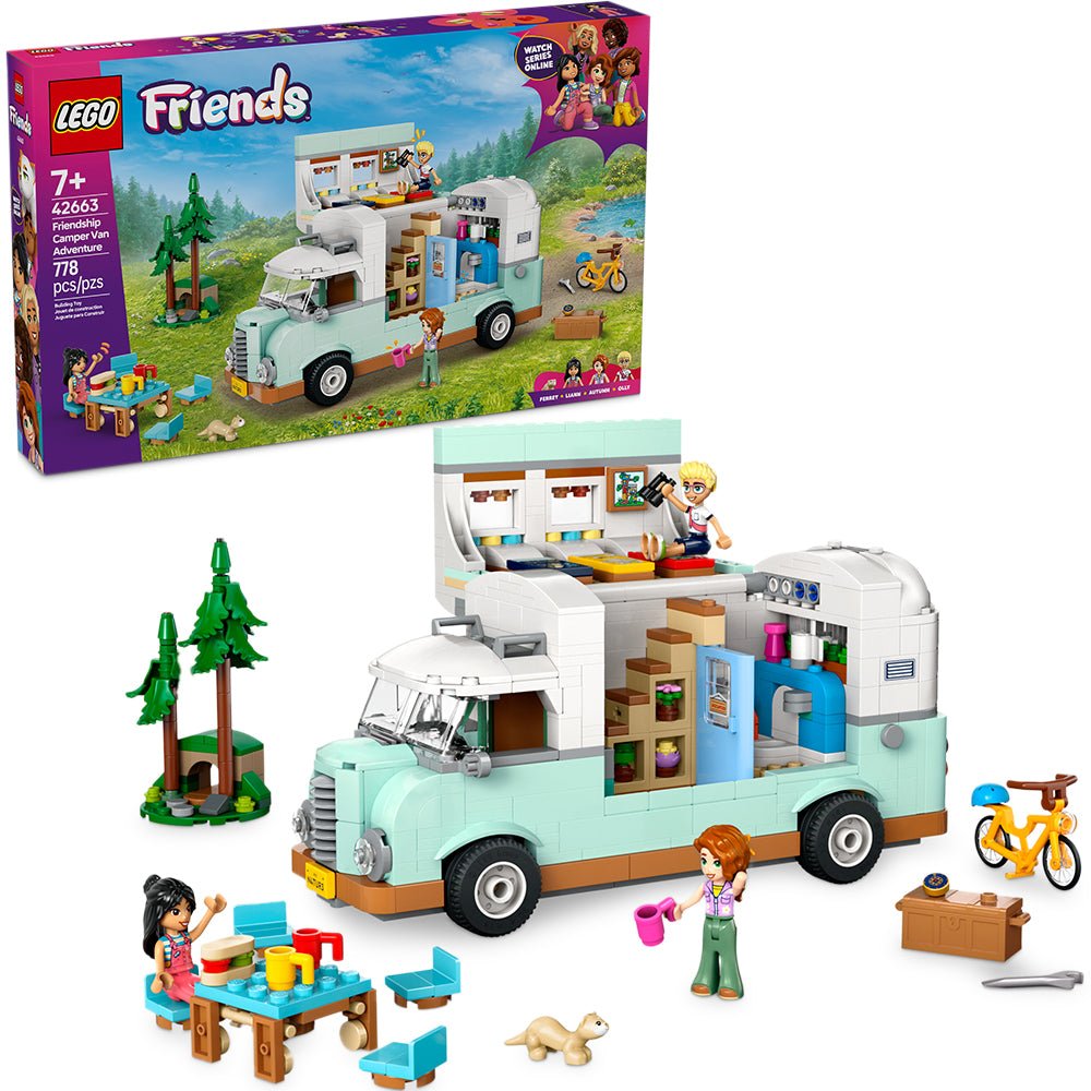 LEGO®Friends Friendship Camper Van Adventure 42663 Toy