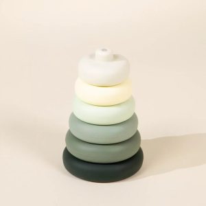 Coco Village Set of 6 Silicone Stackable Rings Toy