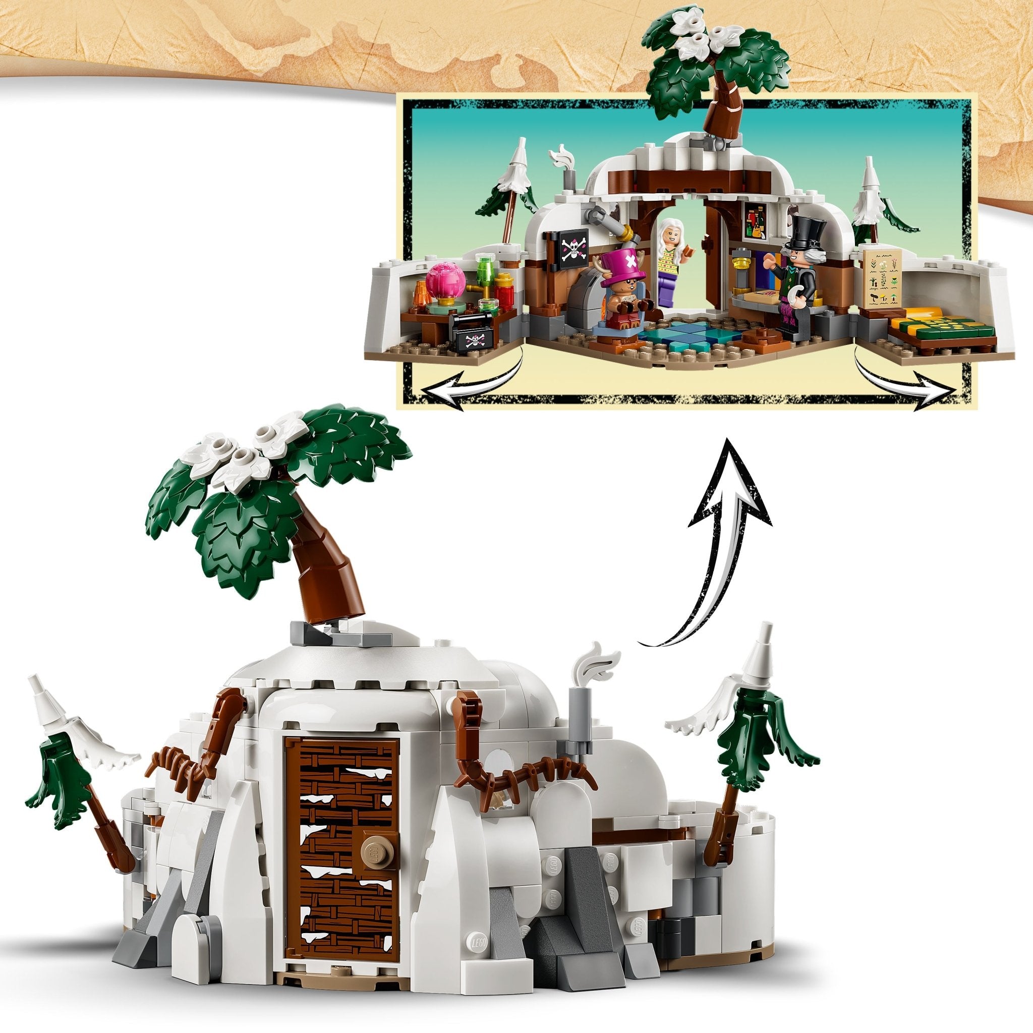 LEGO® ONE PIECE Dr. Hiriluk's Hideout 75641 Toy - Image 6