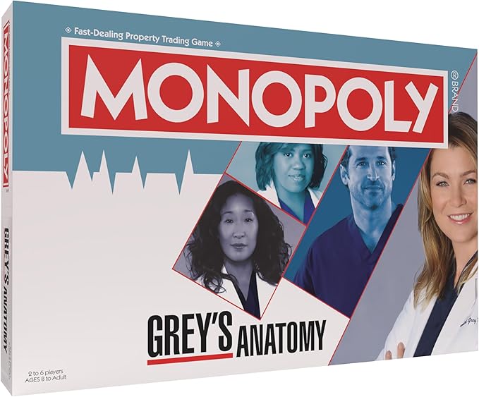 Hasbro Monopoly Grey's Anatomy Puzzle