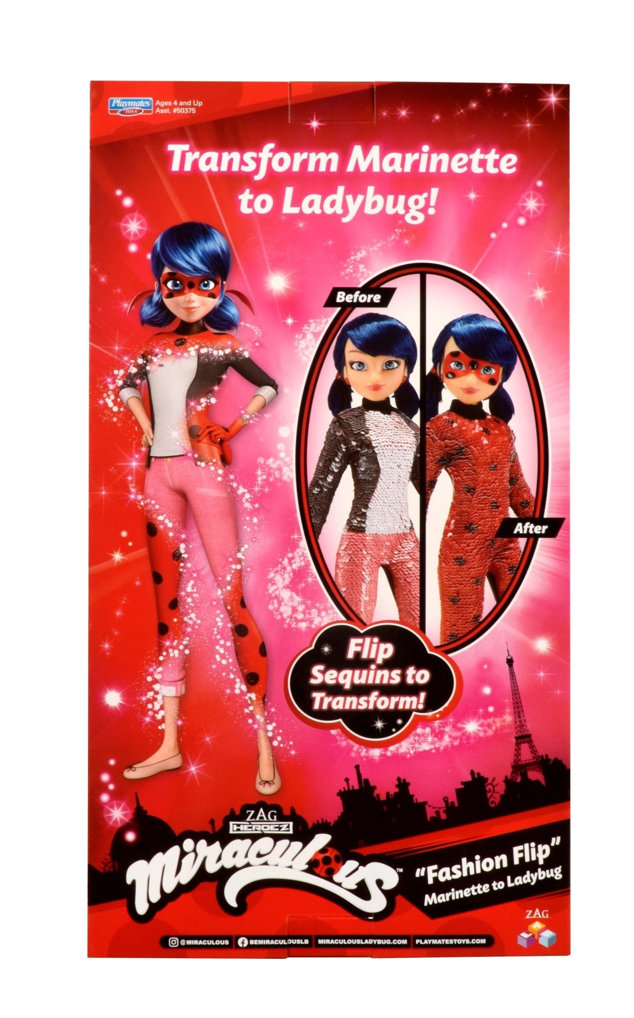Miraculous Fashion Flip Marinette/Ladybug (Eng) Toy - Image 2