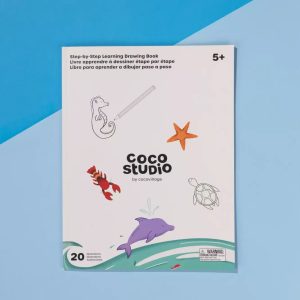 Coco Village Step-by-Step Learning Drawing Book – Under the Sea (20 pages) Toy