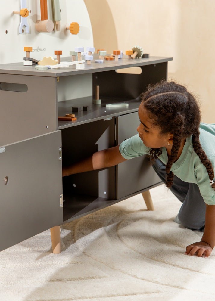 Coco Village Wooden Workbench Playset Soap - Image 15