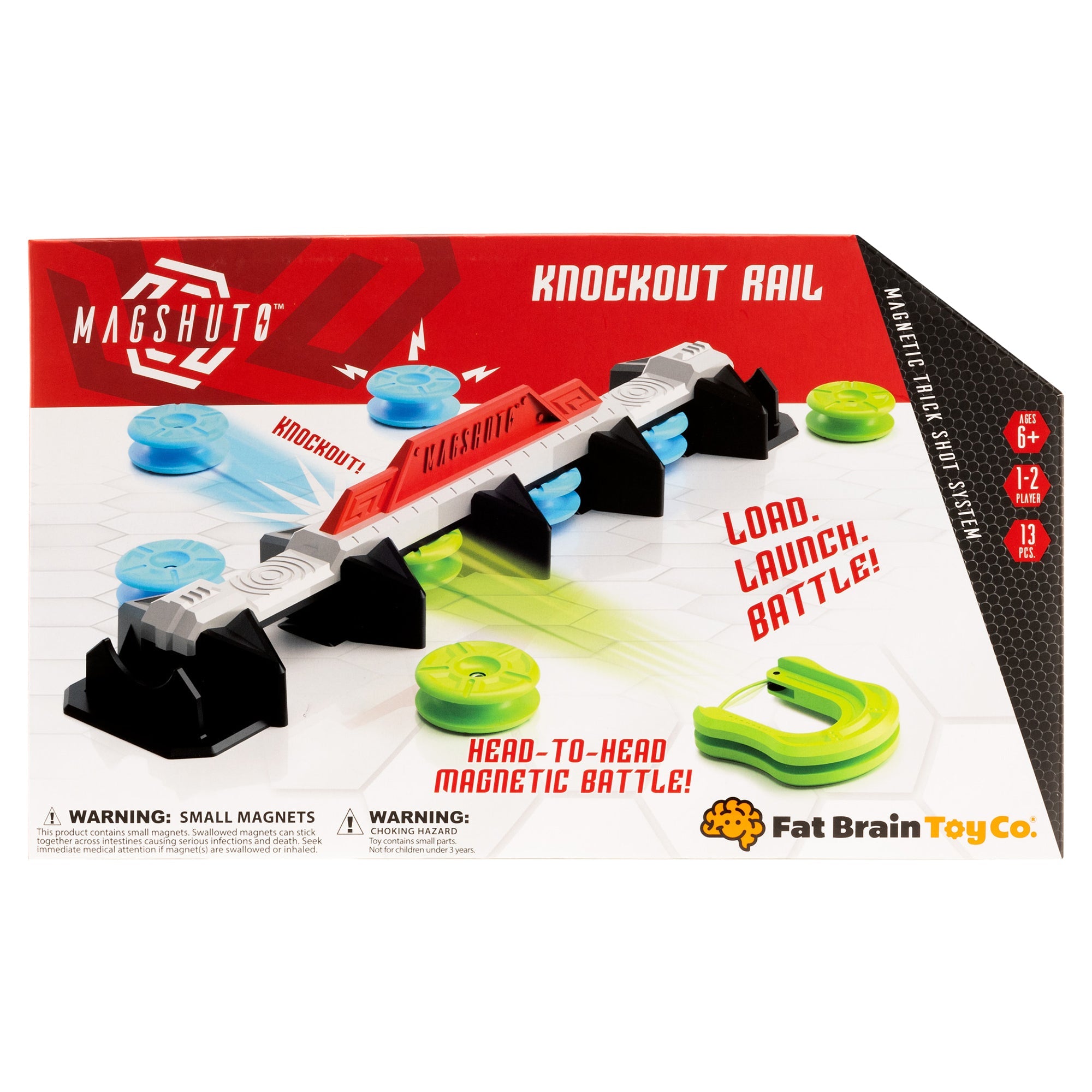 Fat Brain Magshuto Knockout Rail Toy