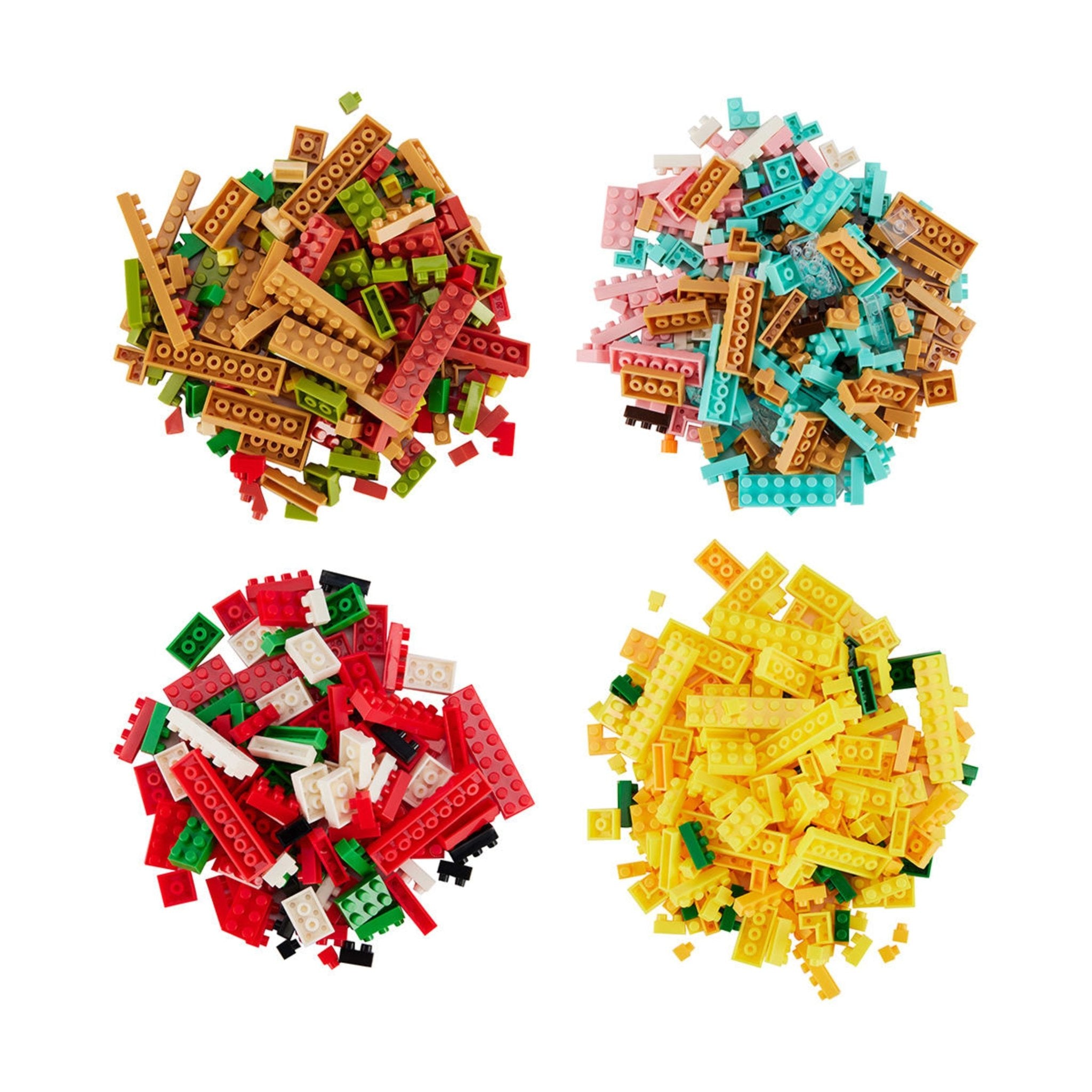 Made By Mastermind Toys MMT Mini Construction Blocks Set Food Assorted Cream - Image 2