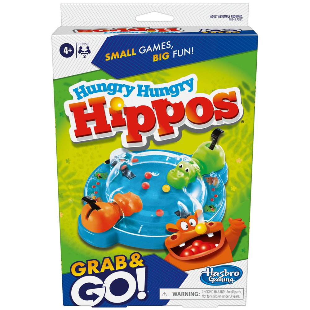 Hasbro Grab & Go Hungry Hungry Hippos Basket