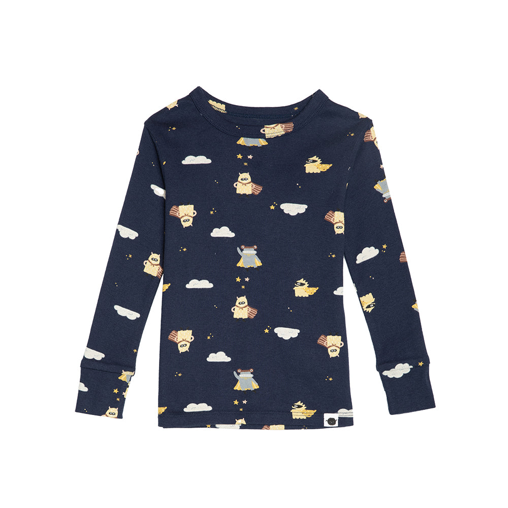 rise little earthling Long Sleeve 2 Piece Sleep Set TGFSL00 - White Botanical / 12-18M - Image 11