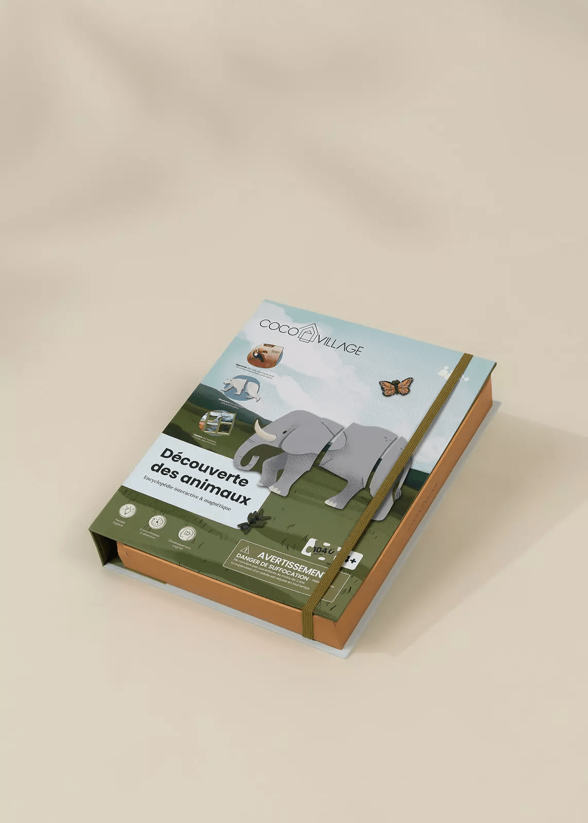 Coco Village Interactive & Magnetic Encyclopedia – Animal Discovery (French Version) Puzzle