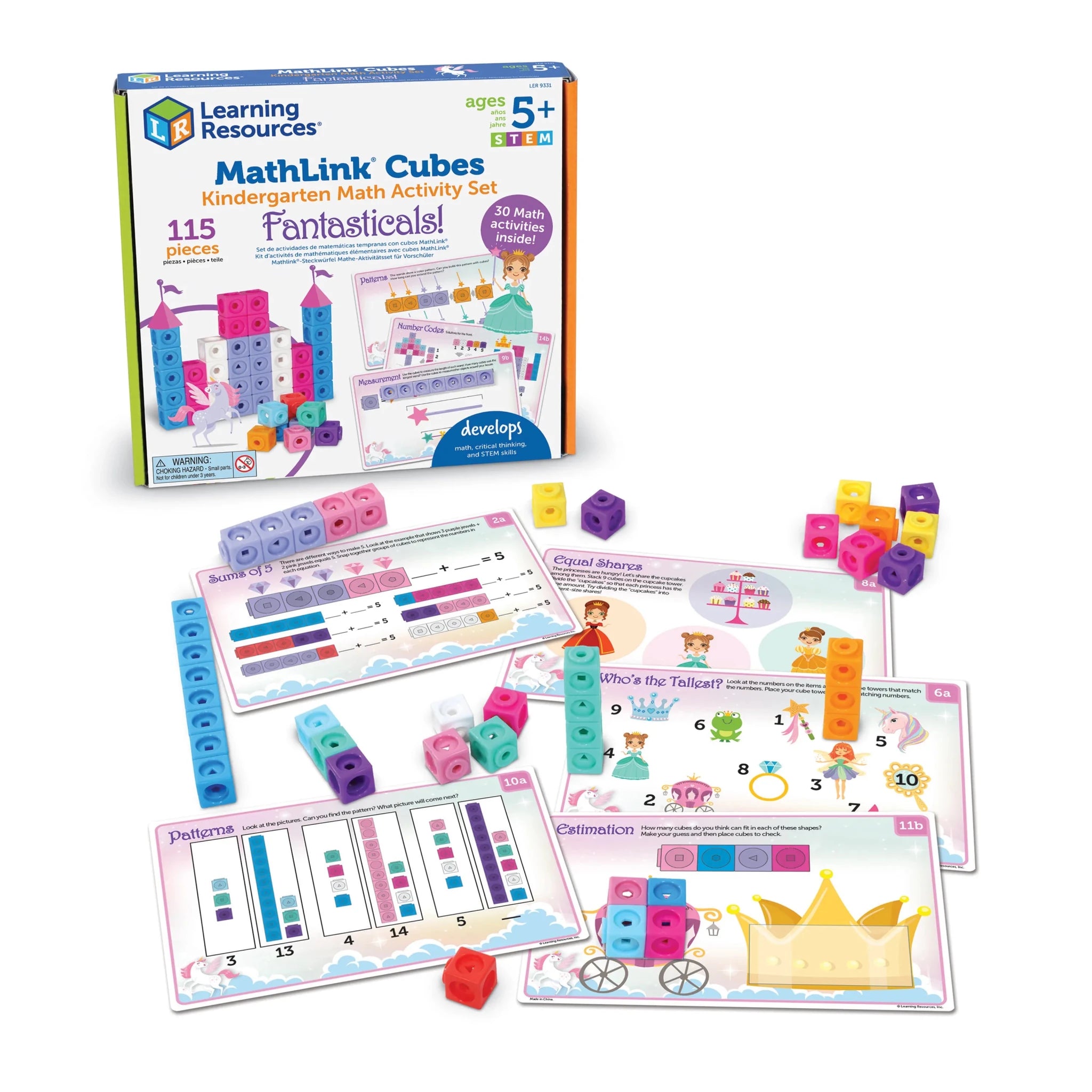 Learning Resources MathLink® Cube Activity Set - Fantasticals Puzzle