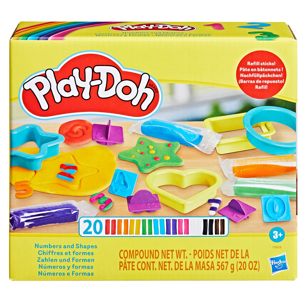 Play-Doh Numbers and Shapes Playset Toy
