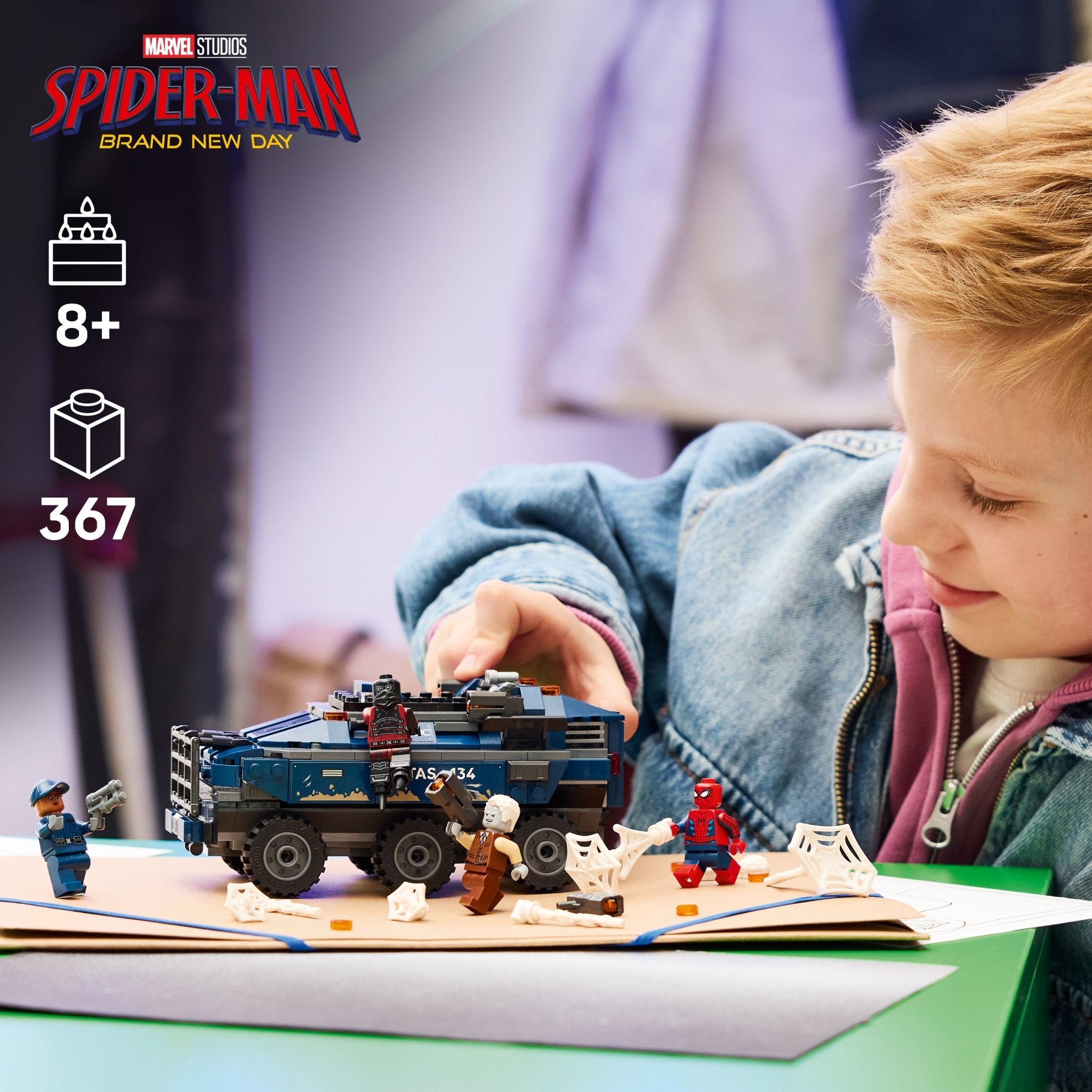LEGO® Marvel Spider-Man Prison Transport Chase 76349 Toy - Image 2