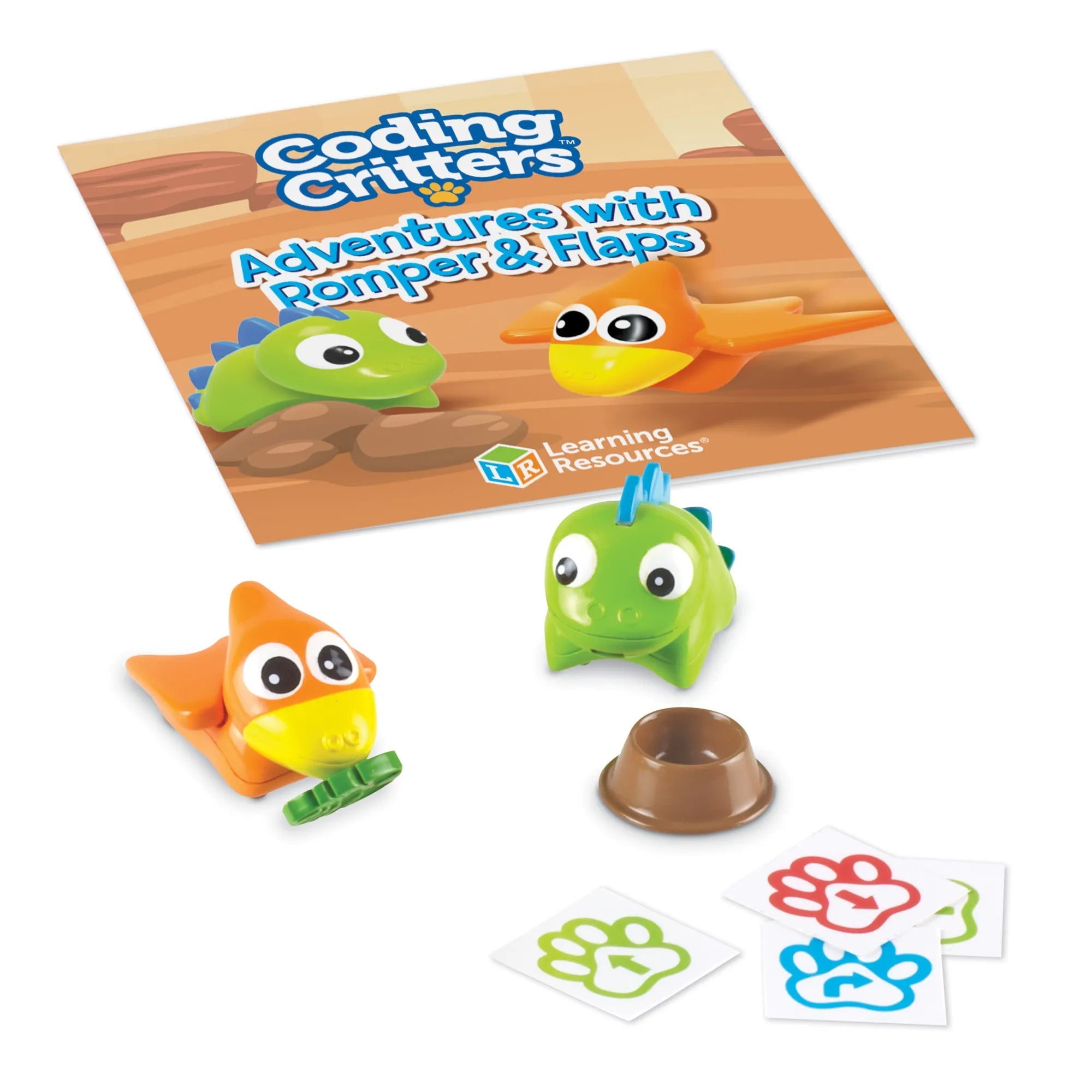 Learning Resources Coding Critters® Pair-a-Pets: Adventures with Romper & Flaps Toy - Image 2