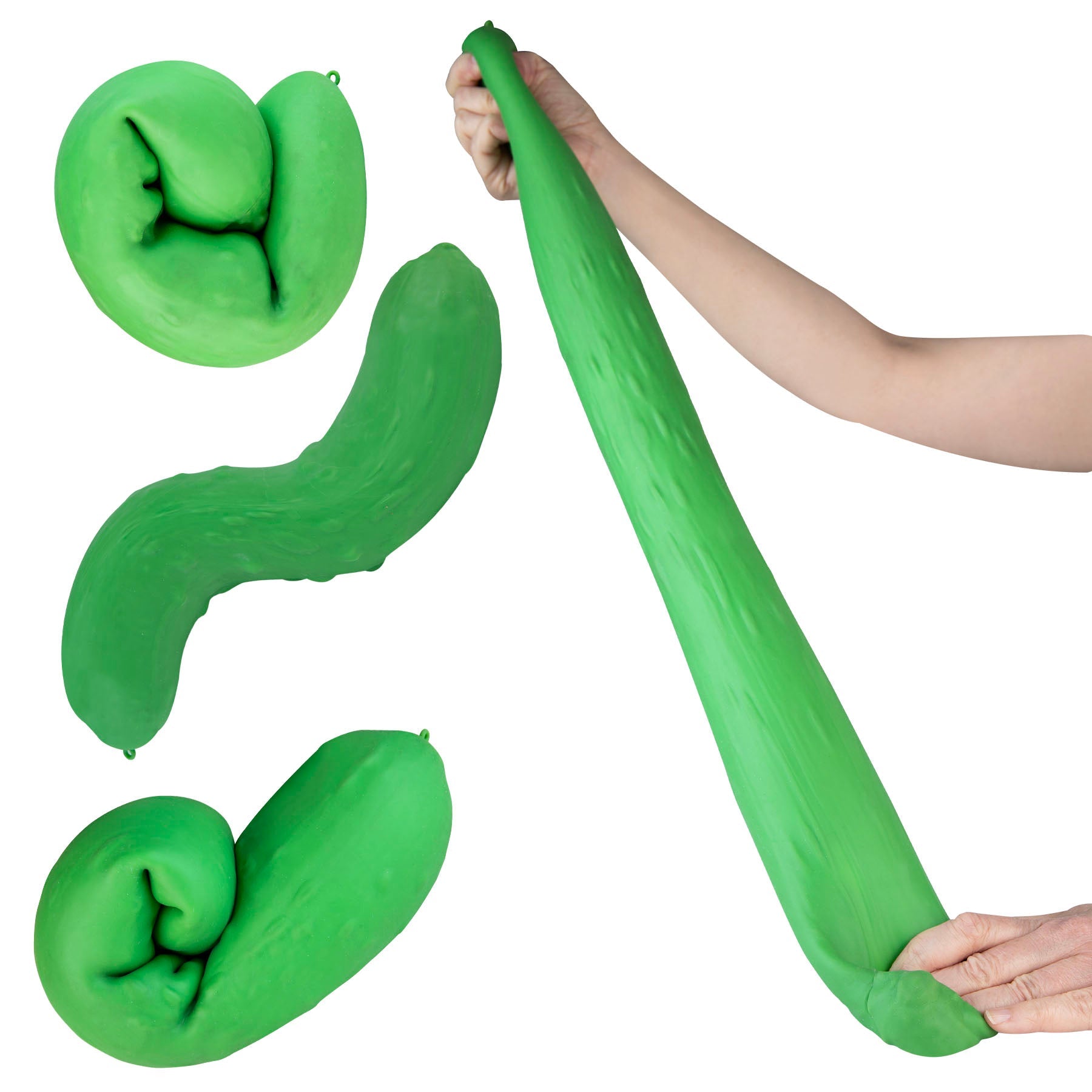 Orb Factory Easy Sqweezy Stretchy Pickles Toy - Image 2
