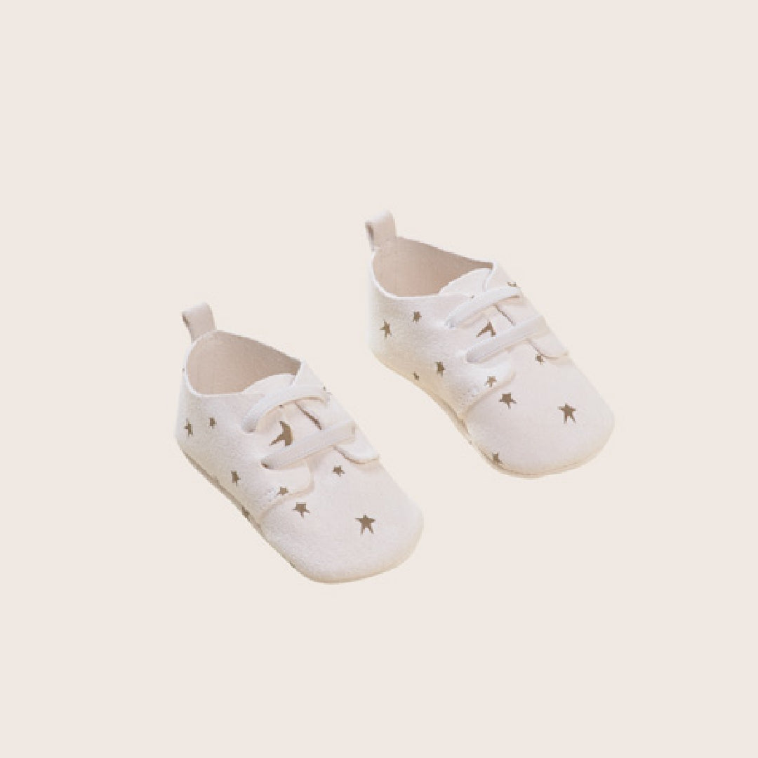 rise little earthling Leather Shoes BUHFW29 - Antique White / 18-24m