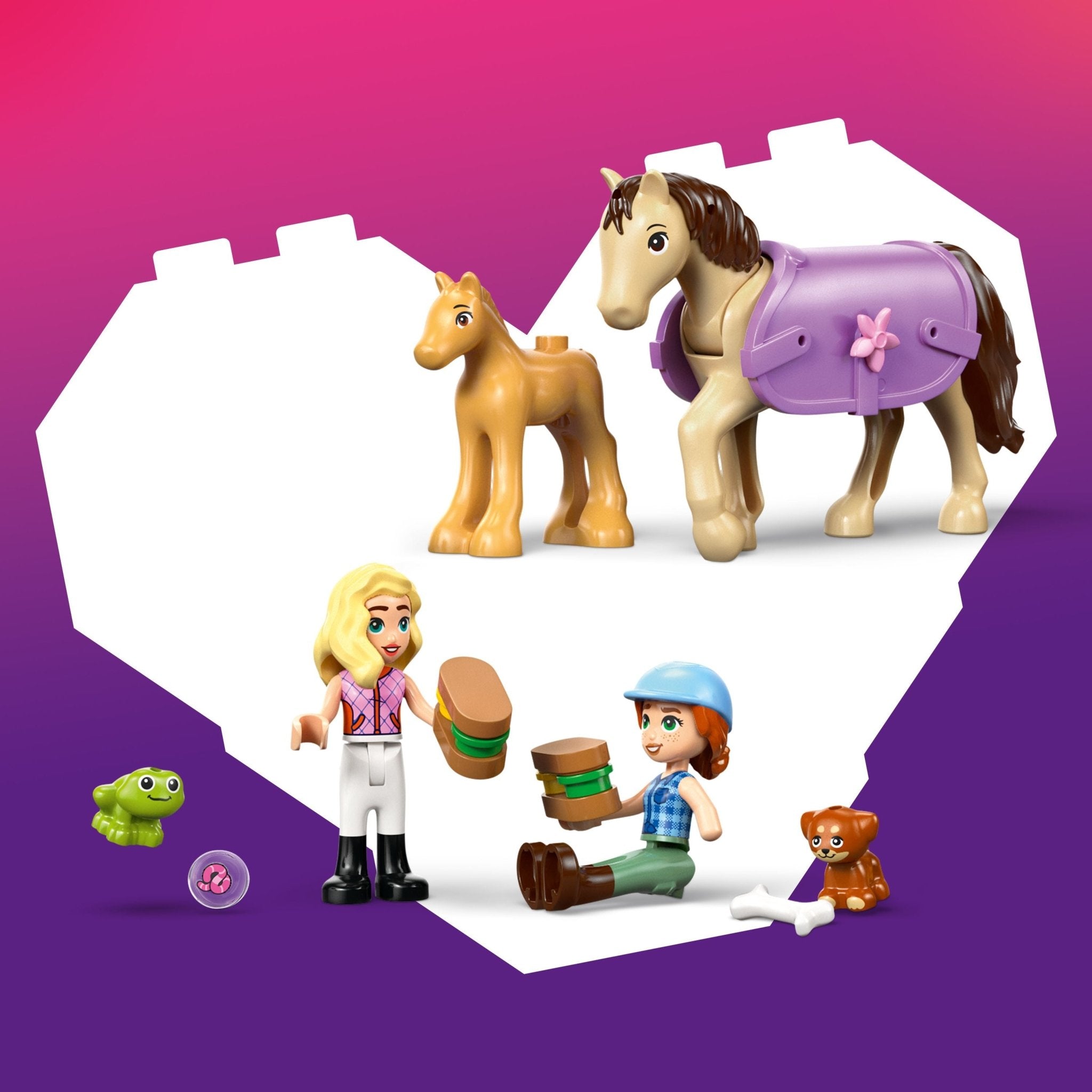LEGO® Friends LEGO® Horse & Baby Foal Trailer 42695 Toy - Image 5