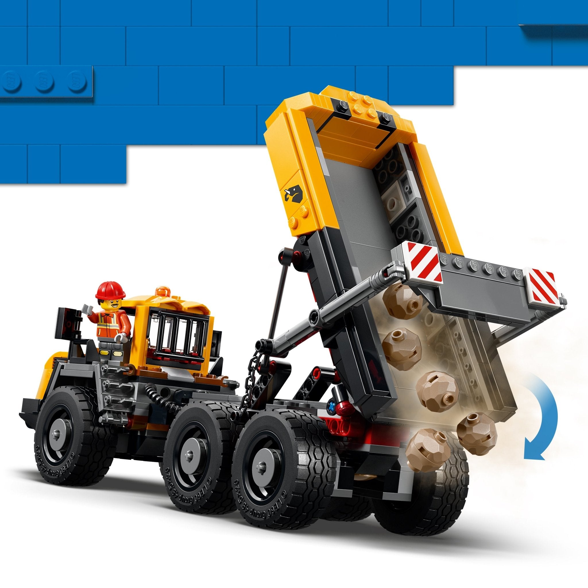 LEGO® City Dump Truck & Front End Loader 60494 Toy - Image 6