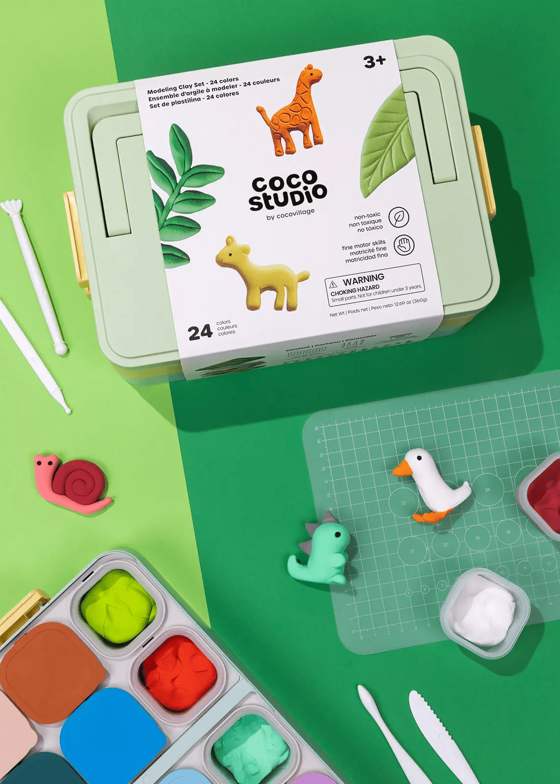 Coco Village Modeling Clay Set - 24 colors Capsule